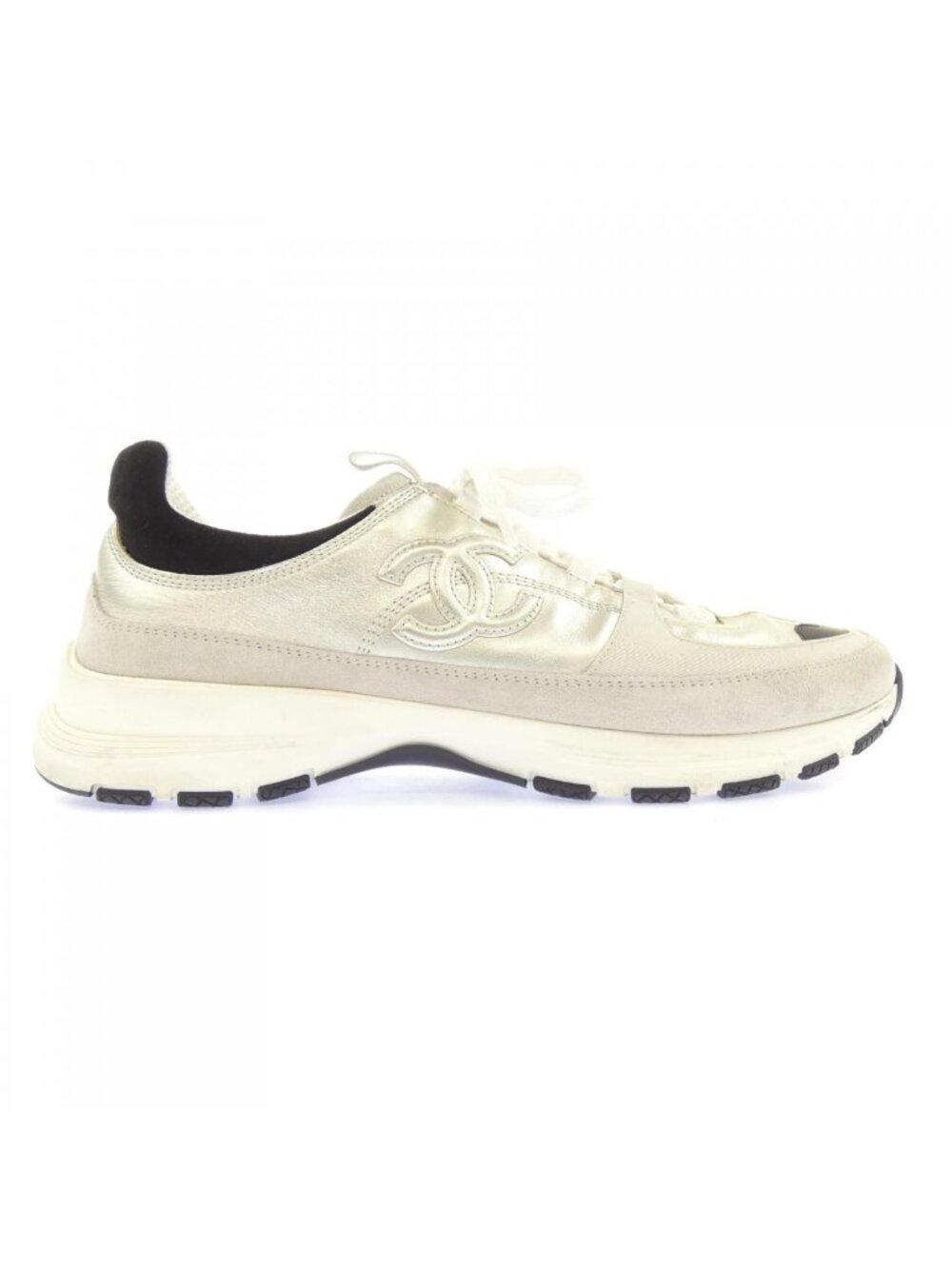 Chanel Sneakers Silver